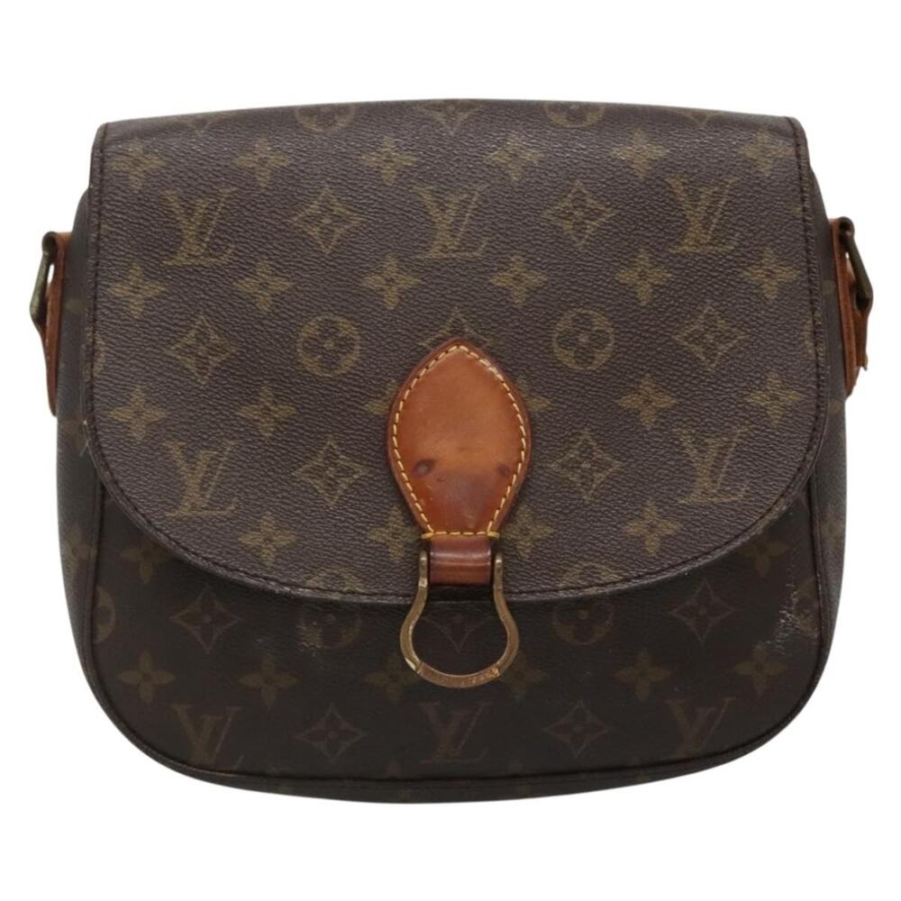 Louis Vuitton Monogram Saint Cloud GM Shoulder Bag Brown